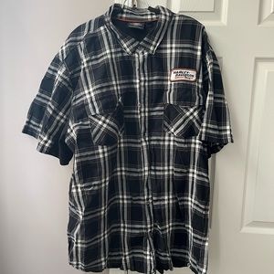 Harley Davidson Short Sleeve Button Down